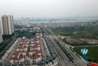A brand new 3 bedroom apartment for rent in Ngoai Giao Doan, Tay Ho, Ha Noi